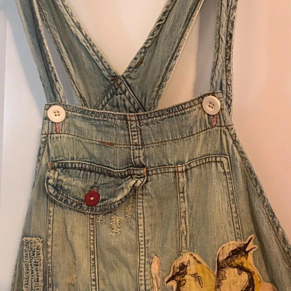 Magnolia Pearl "Floral Kitty" Overalls - Brand New! - Picture 11 of 15